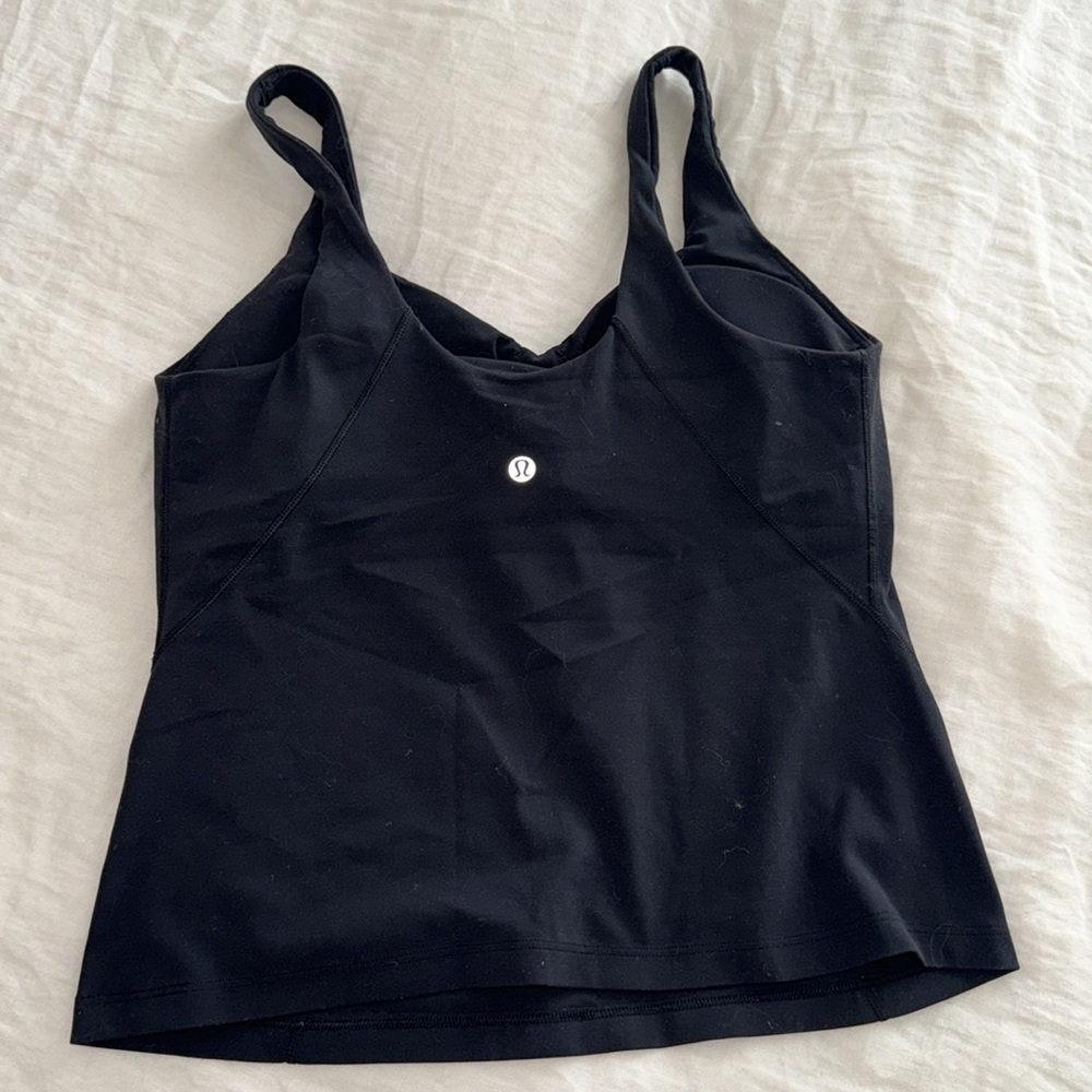 Lululemon Align black hip length tank top- 10
